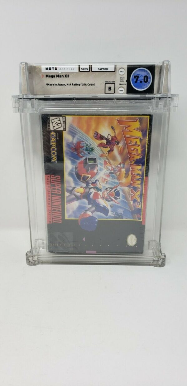 Mega Man X3 Super Nintendo SNES New Sealed VGA WATA *Holy Grail Super Rare HTF* - Image 4