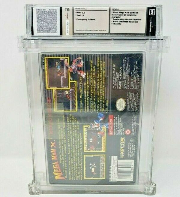 Mega Man X3 Super Nintendo SNES New Sealed VGA WATA *Holy Grail Super Rare HTF* - Image 5