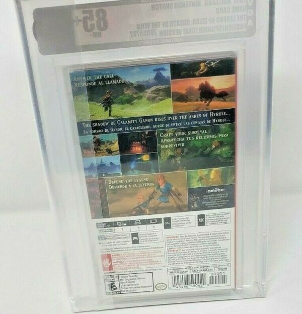 The Legend of Zelda Breath of Wild BOTW Nintendo Switch New Sealed MINT VGA WATA - Image 4