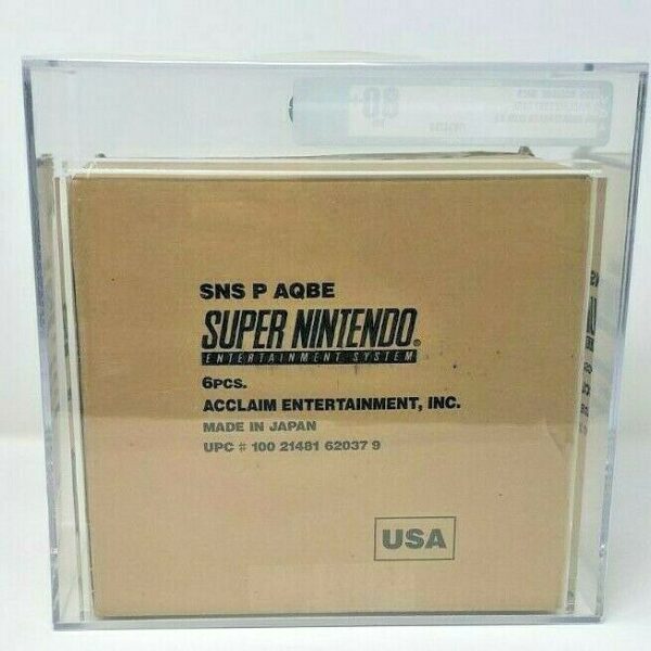Super Nintendo NFL Quarterback Club 96 Acclaim SNES Sealed MINT VGA WATA Case 6 - Image 4