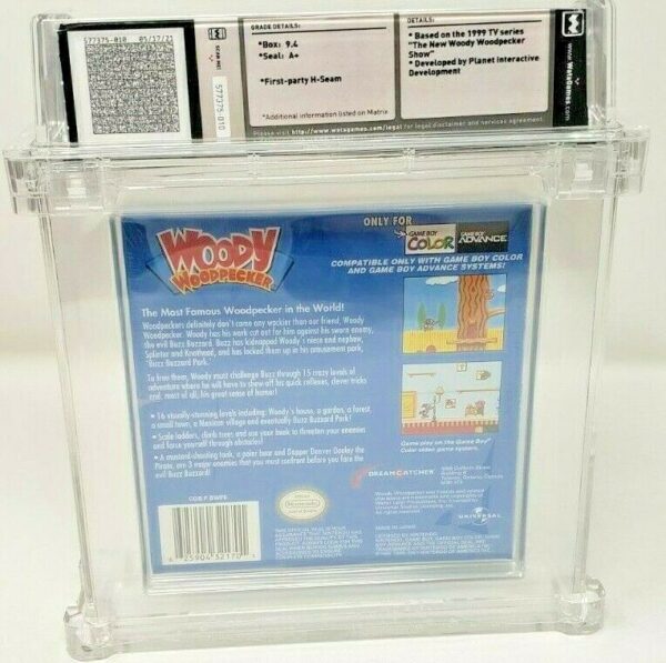 Woody Woodpecker Nintendo Gameboy Color GBC New Sealed MINT VGA WATA - Image 4