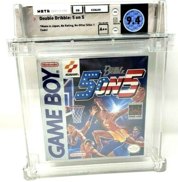 Double Dribble 5 on 5 Nintendo Gameboy GBO New Sealed MINT VGA WATA like NES