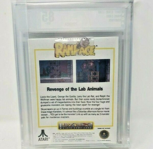 Rampage Atari Lynx Handheld New Sealed MINT VGA WATA like Gameboy Game Gear NES - Image 4