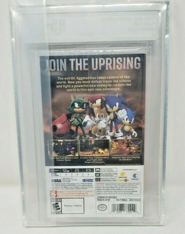 Sonic Forces The Hedgehog Nintendo Switch New Sealed MINT VGA WATA Archival - Image 3