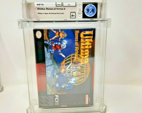 Ultima Ruin of Virtue II 2 Super Nintendo SNES New Sealed MINT VGA WATA - Image 3