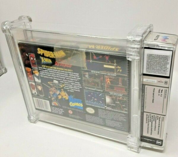 *SUPER Rare JAPAN* Spider-Man X-Men Nintendo SNES Sealed MINT VGA WATA 1st Print - Image 7