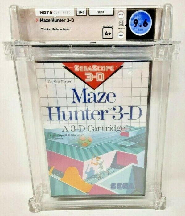 Maze Hunter 3-D Sega Master System SMS New Sealed MINT VGA WATA Genesis Japan