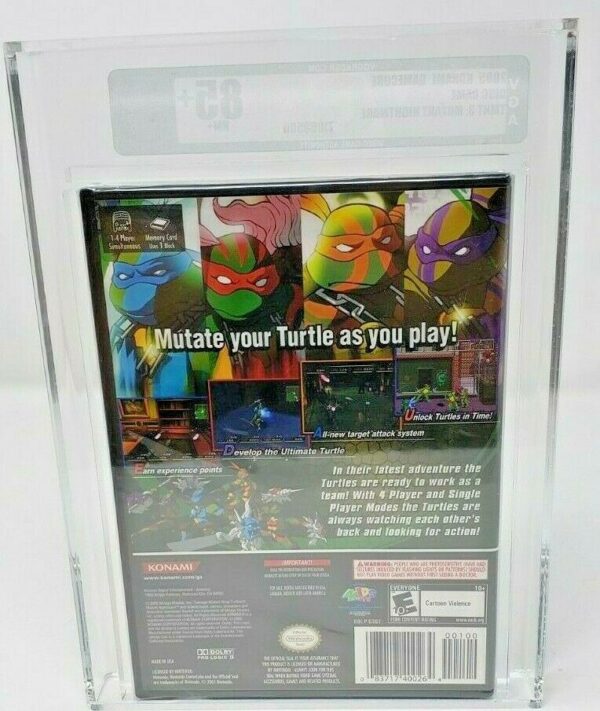 Teenage Mutant Ninja Turtles Mutant Nightmare Nintendo Gamecube Sealed VGA WATA - Image 4