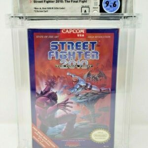 Street Fighter 2010 The Final Fight Nintendo NES New Sealed MINT VGA WATA Capcom