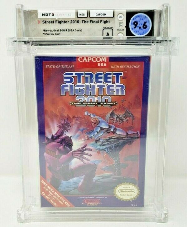 Street Fighter 2010 The Final Fight Nintendo NES New Sealed MINT VGA WATA Capcom