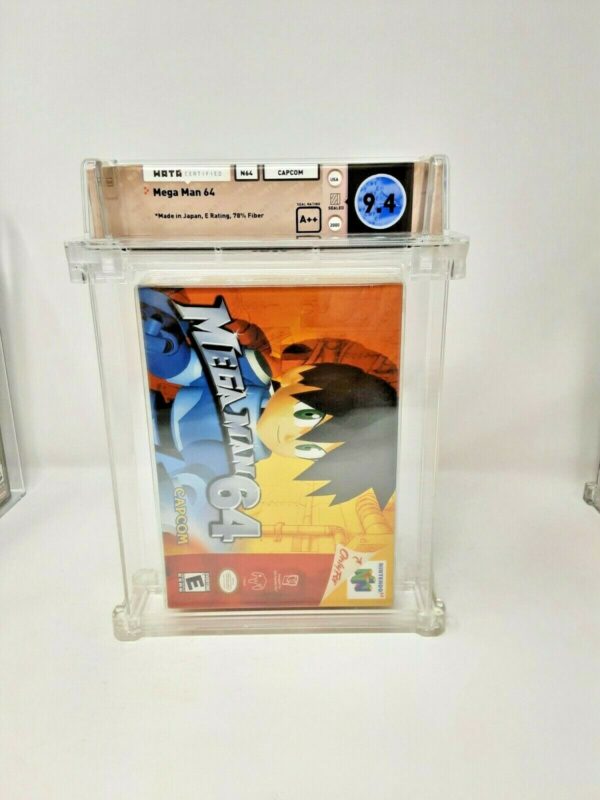 Mega Man 64 Nintendo N64 New Sealed MINT VGA WATA First Only Print 3D like Mario - Image 3