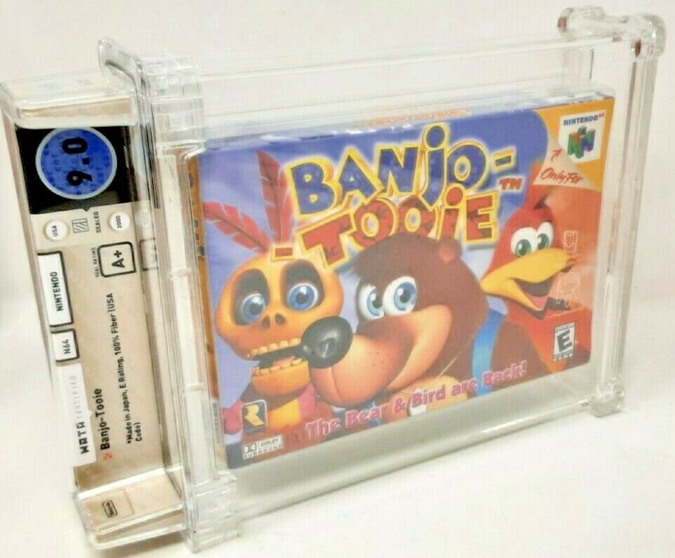 Banjo Kazooie 64 Nintendo N64 New Sealed MINT VGA WATA *rArE* Classic -  D-Rob Gaming