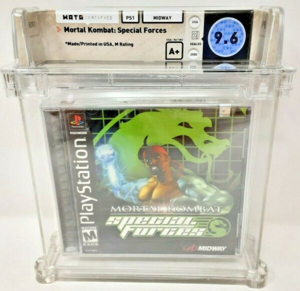 Mortal Kombat Special Forces Playstation PS1 New Sealed MINT VGA WATA Black Lbl