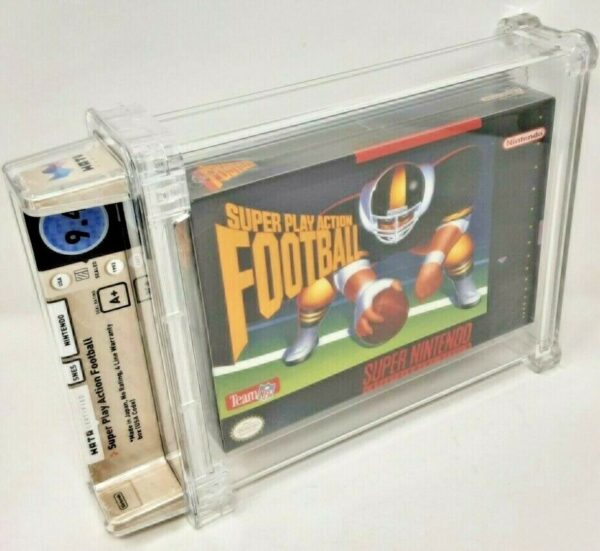 Super Play Action Football Nintendo SNES New Sealed MINT VGA WATA