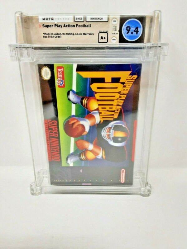 Super Play Action Football Nintendo SNES New Sealed MINT VGA WATA - Image 3