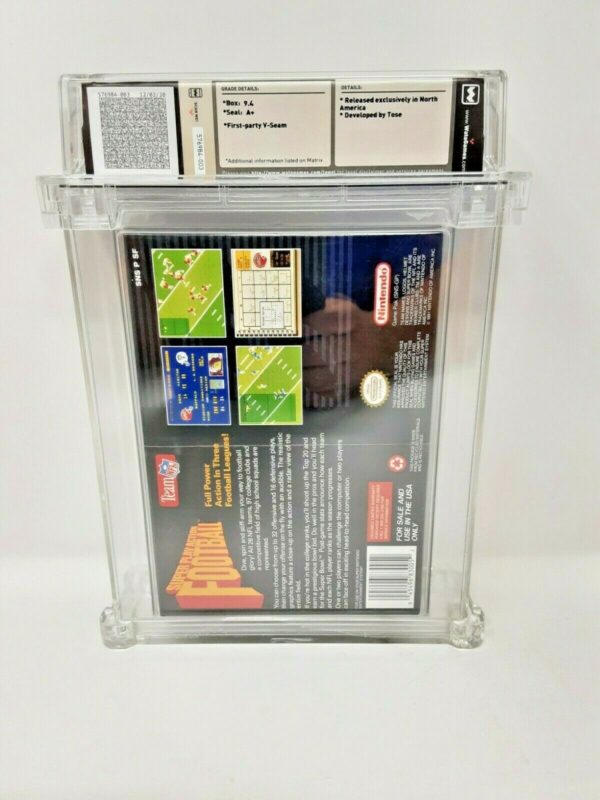 Super Play Action Football Nintendo SNES New Sealed MINT VGA WATA - Image 6