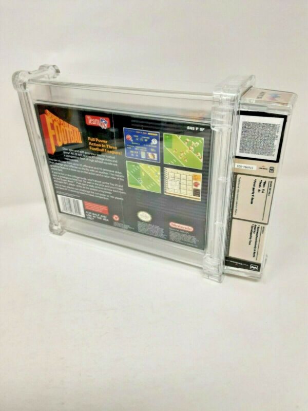 Super Play Action Football Nintendo SNES New Sealed MINT VGA WATA - Image 8