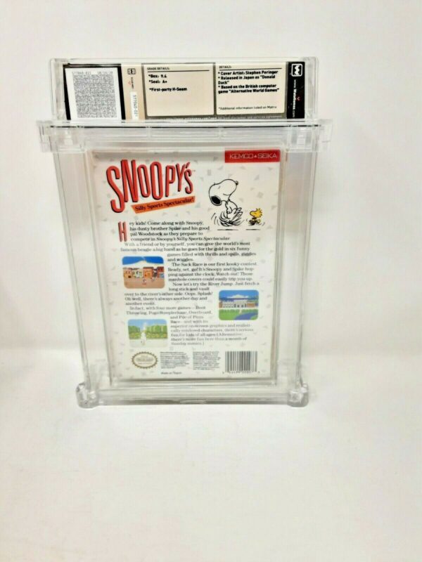 Snoopy's Silly Sports Spectacular Nintendo NES New Sealed MINT VGA WATA Snoopys - Image 4