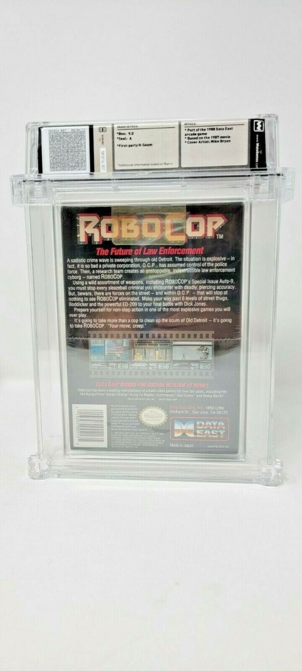 Robocop Data East Nintendo NES New Sealed Near MINT VGA WATA Lethal Enforcer - Image 4