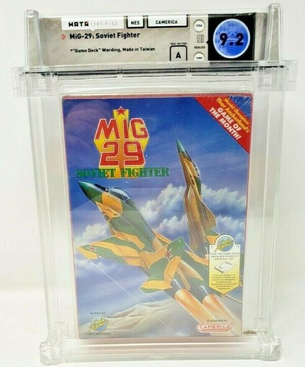 MIG-29 Soviet Fighter Nintendo NES New Sealed MINT VGA WATA Camerica Unofficial - Image 2