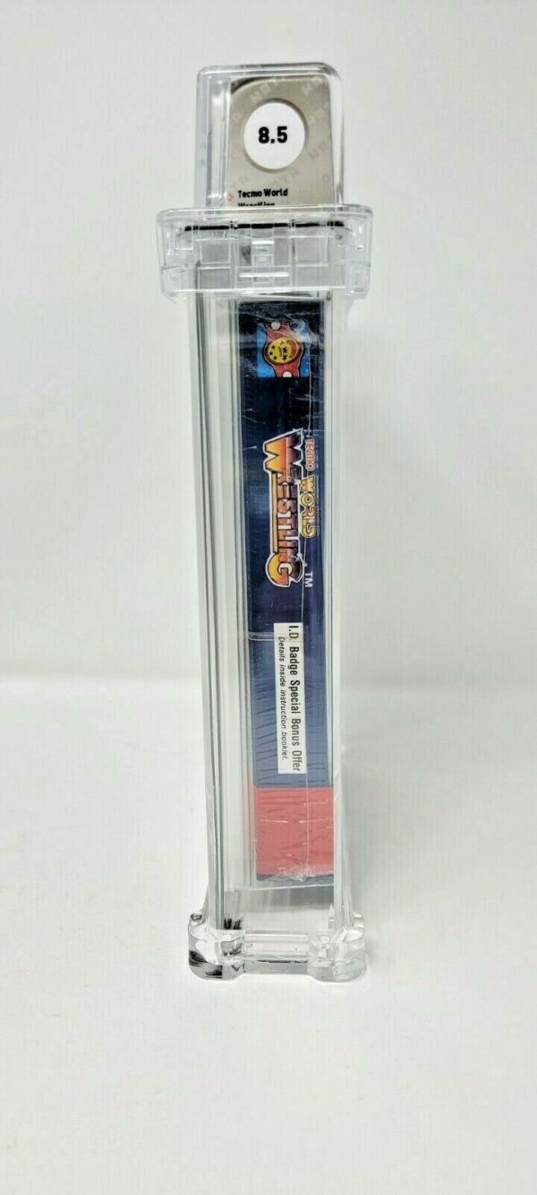 Tecmo World Wrestling Nintendo NES New Sealed Near MINT VGA WATA like Tecmo Bowl - Image 3
