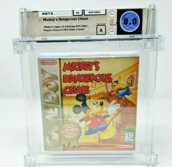 Mickey's Dangerous Chase Nintendo Gameboy New Sealed Near MINT VGA WATA Mouse