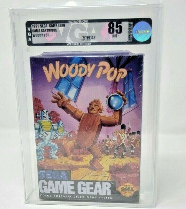 Woody Pop Sega Game Gear New Sealed MINT VGA WATA Archival Very RARE Get a Woody - Image 2
