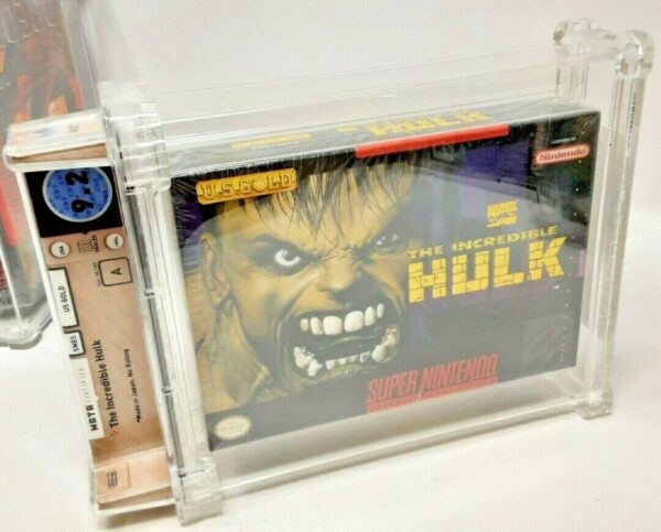 Grail ? The Incredible HULK Super Nintendo SNES New Sealed MINT VGA WATA RarE? - Image 2