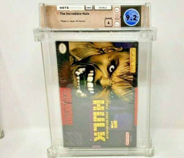Grail ? The Incredible HULK Super Nintendo SNES New Sealed MINT VGA WATA RarE? - Image 3