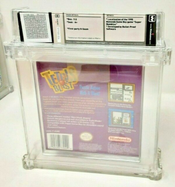 Tetris Blast Nintendo Gameboy Original GBO New Sealed MINT VGA WATA Super Pak - Image 4