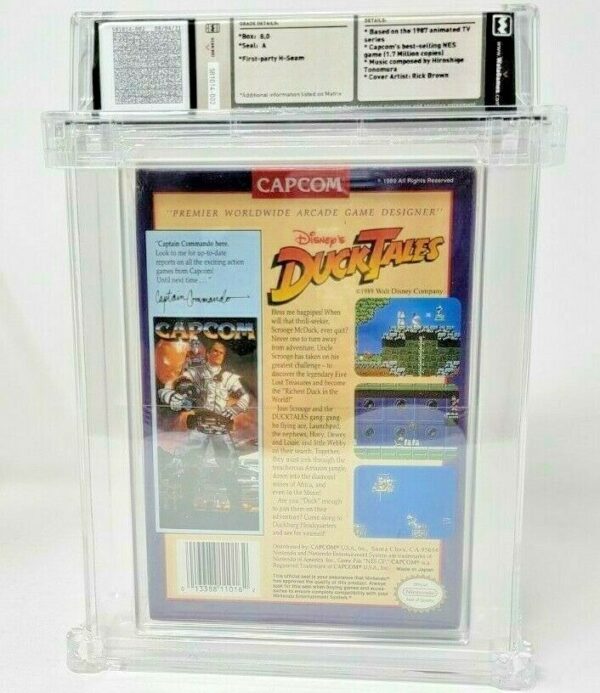 Duck Tales Disney's Nintendo NES New Sealed Near MINT VGA WATA Capcom Ducktales - Image 4