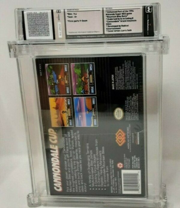 Cannondale Cup Super Nintendo SNES New Sealed MINT VGA WATA rArE Mountain Biking - Image 5