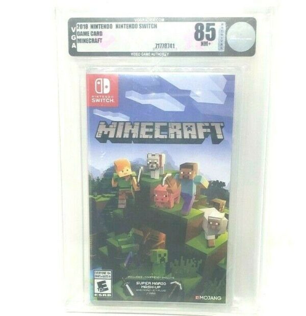 Minecraft Nintendo Switch New Sealed Near MINT VGA WATA Super Mario Mashup Ad