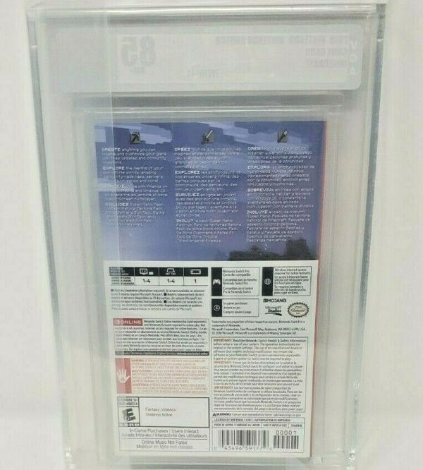 Minecraft Nintendo Switch New Sealed Near MINT VGA WATA Super Mario Mashup Ad - Image 3