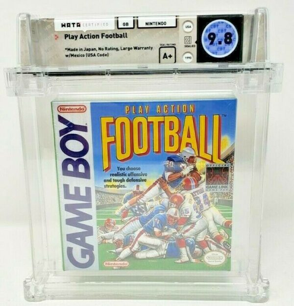 Play Action Football Nintendo Gameboy GBO New Sealed MINT VGA WATA like Madden