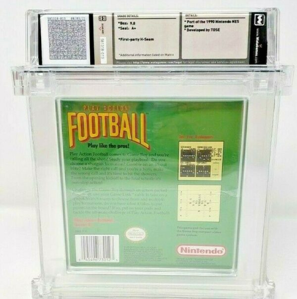 Play Action Football Nintendo Gameboy GBO New Sealed MINT VGA WATA like Madden - Image 4